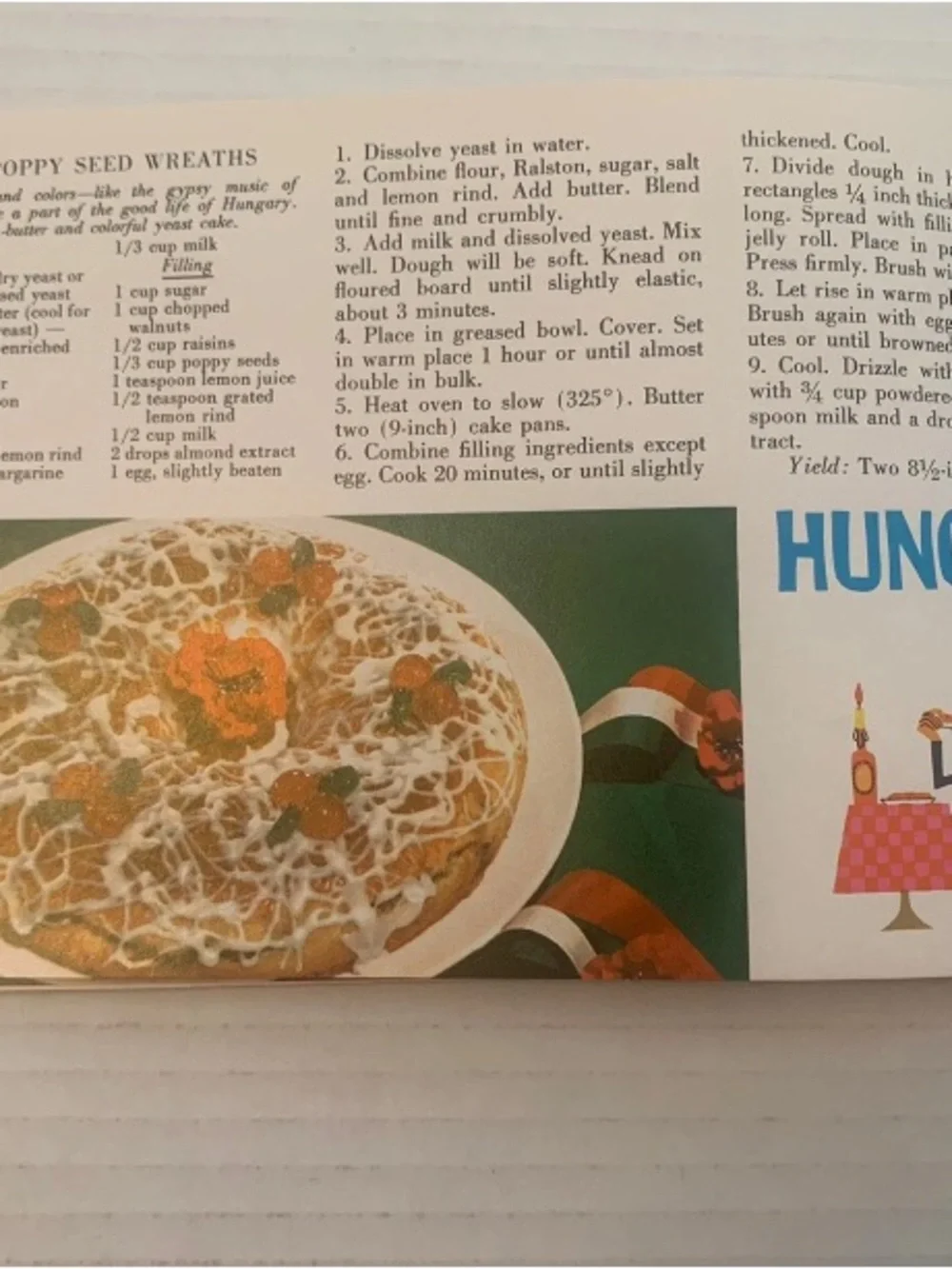 VTG Recipes Embassy Cookbook Austria Canada France Hungary India USA 12 Pages